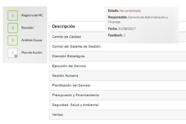 Análisis No Conformidades Análisis No Conformidades